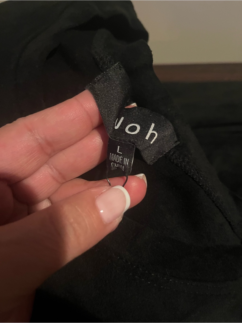 🖤 Joh Boutique Faux Suede Look Shift Dress | NWT | Size Large | Minimalist Chic - Picture 6 of 6